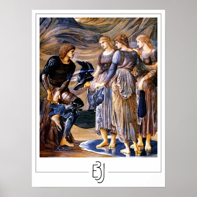 Edward Burne-Jones Zedign Art Poster nº 258 (Frente)