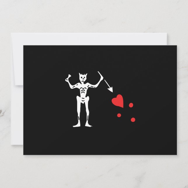 Edward ensina aka convites de Blackbeard (Frente)