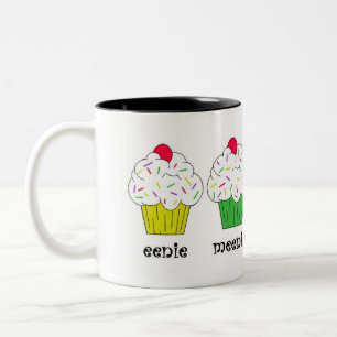 Eenie, Meenie, Miney, Moe! Caneca do cupcake