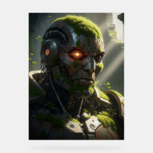 Eerie Android - Cyberpunk Art Supercrescido