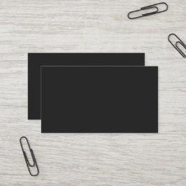 Eerie Black Cartão de visita