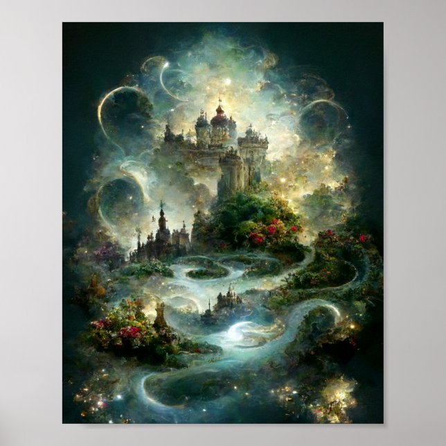 Eethal Castle 11 Fantasy Art Poster (Frente)
