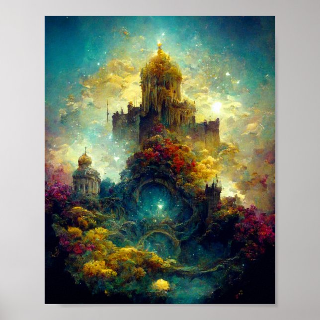 Eethal Castle 2 Fantasy Art Poster (Frente)