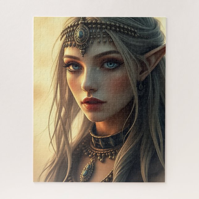 Eethal Elven Princess Jigsee Quebra-cabeça (Vertical)