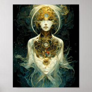 Eethal Sprite 3 Fantasy Art Poster