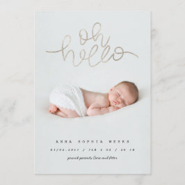 Efeito de folha prateada de bebê