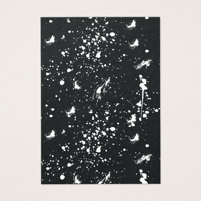 Efeito de Mancha de Tinta Branca Gráfica (Frente)