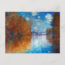 Efeito de Outono em Argenteuil por Monet Cartão Po