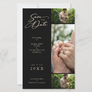 Efeito do Ouro de Orçamento Colagem Preta do Rico