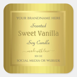 Efeito Dourado das etiquetas de empacotamento do p