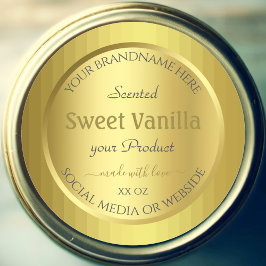 Efeito Dourado das etiquetas de empacotamento do p