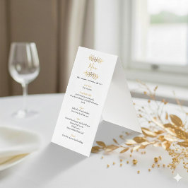 efeito Dourado deixa o menu recepção de casamento