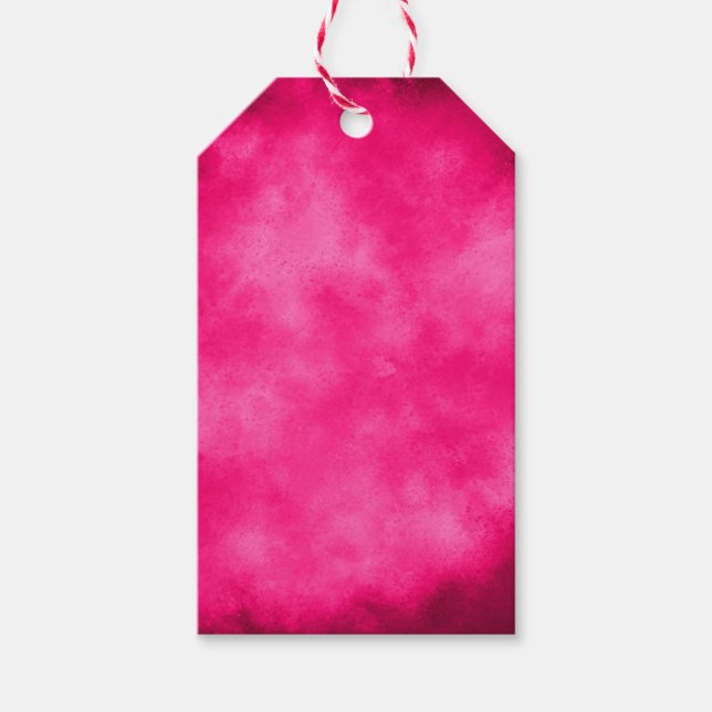 Efeito Nuvem – Etiquetas de Presente Rosa (Frente)