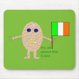 Egg Mousepad Patriótico Irlandês