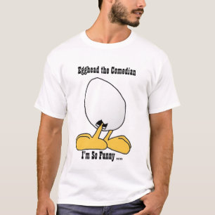 Egghead o comediante - t-shirt básico dos adultos