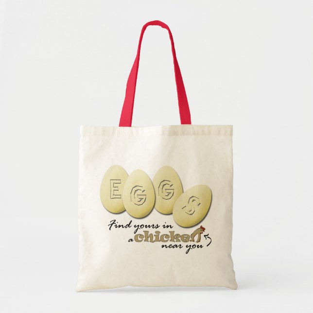 Eggs o bolsa do slogan (Frente)