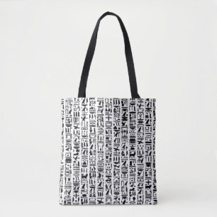Egípcio Hieroglyph Tote Bag