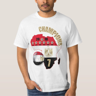 Egipto África 2010 patrocina o t-shirt do valor