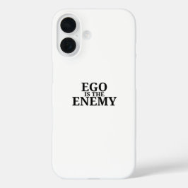 Ego É o Inimigo Minimalista Capinha de iPhone para