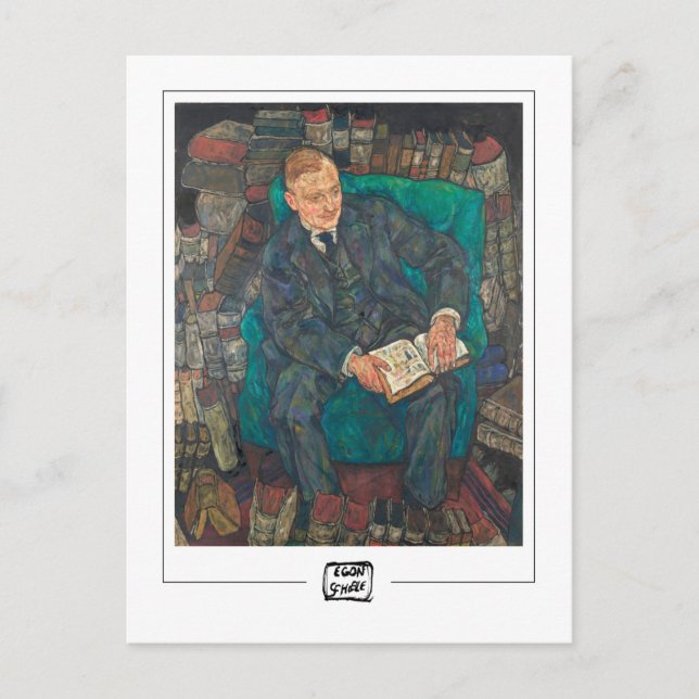 Egon Schiele #14-2 - Cartão Postal de Arte Fina (Frente)