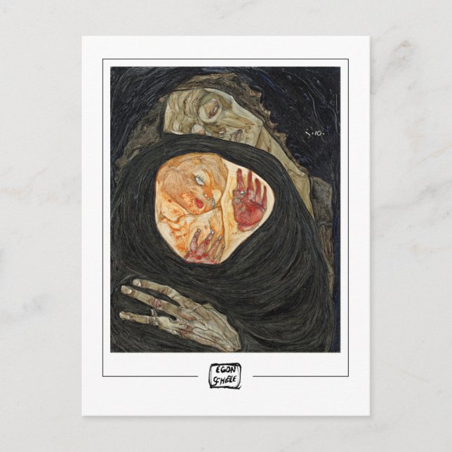 Egon Schiele #20-2 - Cartão Postal de Arte Fina (Frente)