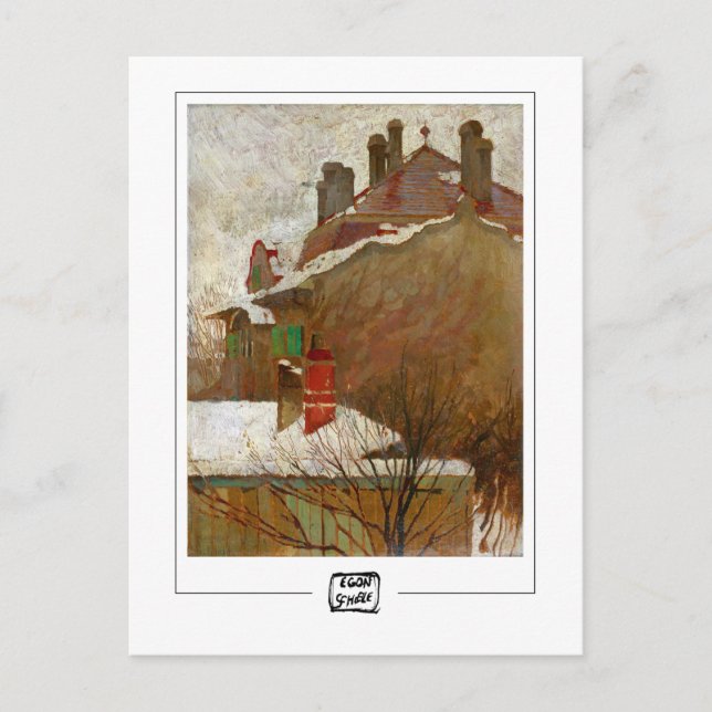 Egon Schiele #308-2 - Cartão Postal de Arte Fina (Frente)