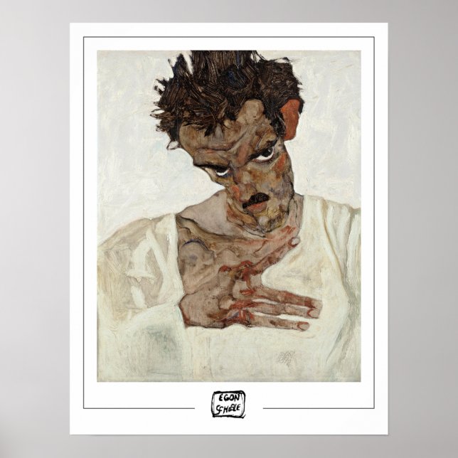 Egon Schiele Zedign Art Poster #277-3 (Frente)