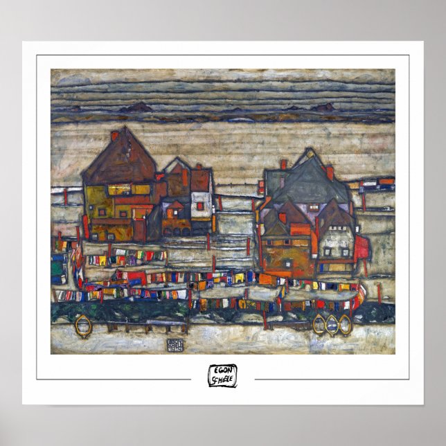 Egon Schiele Zedign Art Poster nº 13 (Frente)