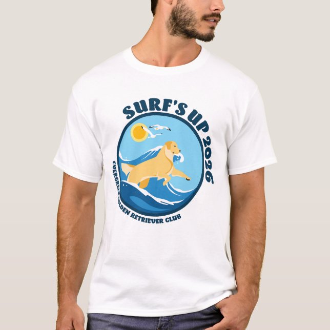EGRC Surfs Up Mens T-shirt (Frente)