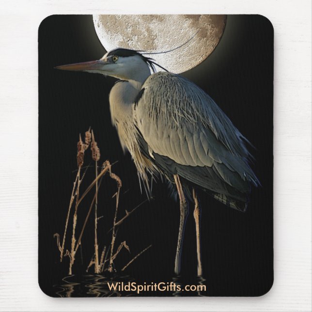 EGRET - HERON Mousepad Série AZUL (Frente)