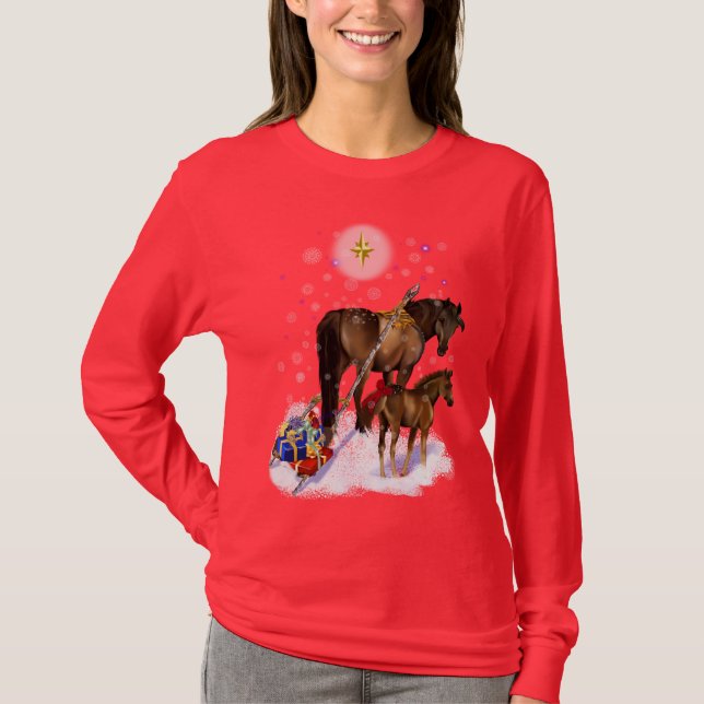 Égua do Natal e camisa do bebê (Frente)