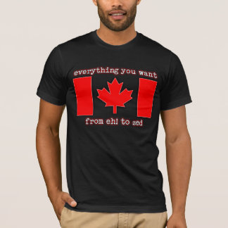 Eh! ao orgulho do canadense da camisa de Canadá do