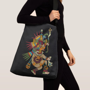 Ehecatl Mayan Art Bolsa ou Crossbody Bag