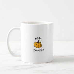Ei, abóbora, caneca de café