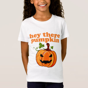 Ei, aí camiseta das garotas de abóbora