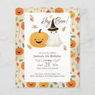 Ei Boo 5 Birthday Halloween