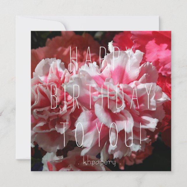 Ei, garota bonito! Cartão de Aniversário (Frente)