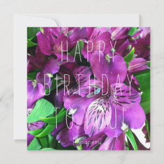 Ei linda garota! Cartão de Aniversário