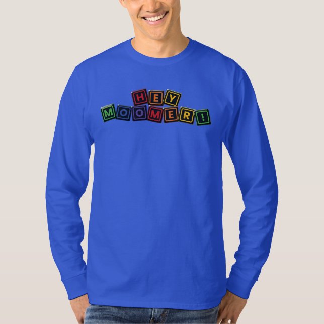 Ei Moomer! Camiseta Manga Longa (Frente)