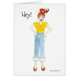 Ei, você ainda está com cartão de saudação