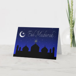 Eid Mubarak - Cartão Saudável Islâmico