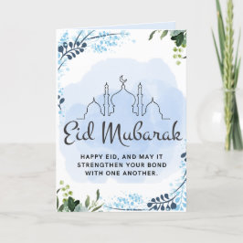 Eid Mubarak - Cartões de agradecimentos Saudável