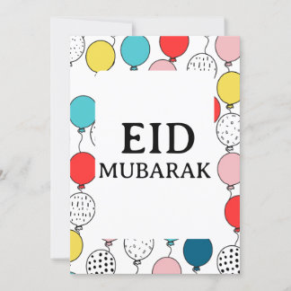 Eid Mubarak dobrou o cartão