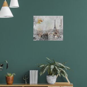 Eiffel Tower. Paris, France  Poster