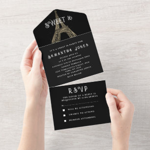 Eiffel Tower Sweet 16 Floral Six Paris França