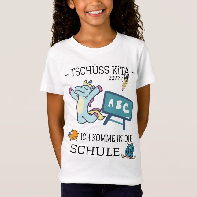 Einschulung oder Kita abschluss T-Shirt (Frente)