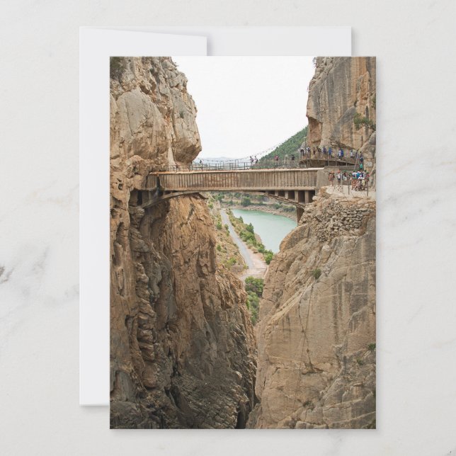 El Chorro - El Caminito del Rey. Ponte. (Frente)
