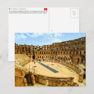El Djem, Cartão Postal de Viagem da Tunísia