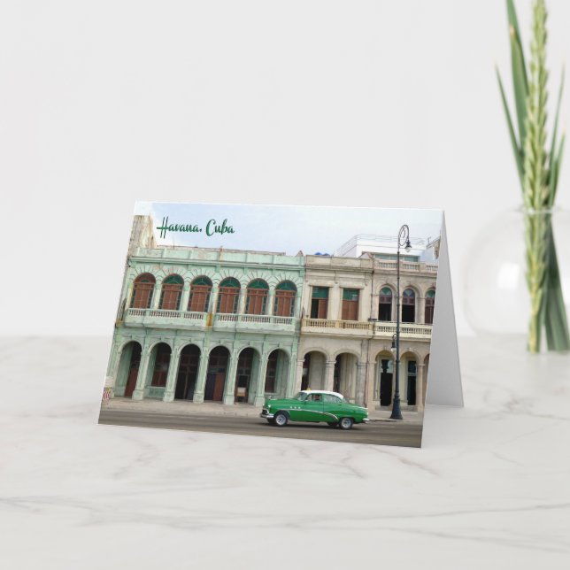 El Malecón, Havana, Cuba - cartão (Frente)