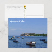 El Morro, Havana, Cuba - cartão postal